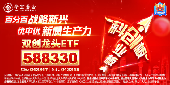 科技熄火？不存在的！创业板指大涨2.93%，光伏全线飙升，双创龙头ETF（588330）最高涨近4%